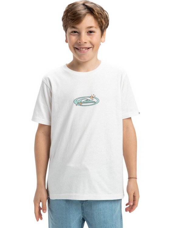 Quiksilver Παιδικό T-Shirt Κοντομάνικο Λευκό EQBZT04837-WBK0
