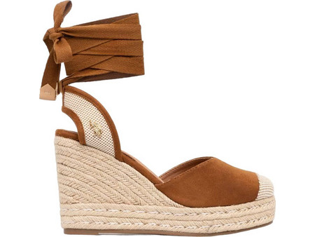 U.S. Polo Assn. Καλοκαιρινές Γυναικείες Πλατφόρμες Εσπαντρίγες Κλειστές Ψηλές Ταμπά STEFY001-CUO