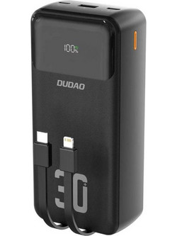Dudao K15MAX Power Bank 30000mAh 22.5W Power Delivery Black