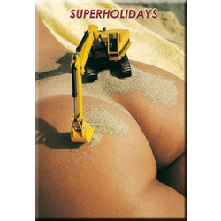 Diablo Picante Magnet Ass with Excavator Αστείο Sexy Δώρο