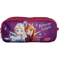 Must Frozen Forever Sisters Κασετίνα Βαρελάκι με 2 Θήκες Μωβ 565025