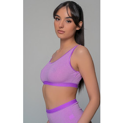 Milena By Paris Μπουστάκι χωρίς Μπανέλα Μωβ 10200