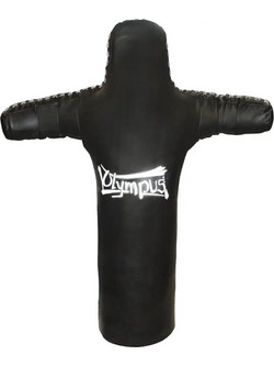 Olympus Sport Greco Σάκος Μποξ Ανδρείκελο Δαπέδου 147cm Μαύρος