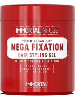 Immortal Mega Fixation Gel Μαλλιών Πολύ Δυνατό Κράτημα 500ml