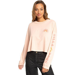 Billabong Lovers Of The Sun Γυναικείο Φούτερ Ροζ F3LS18BIF2-4922