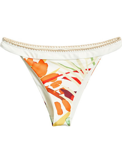 Desigual Bikini Slip Λευκό Πορτοκαλί 25SWMK06-1001