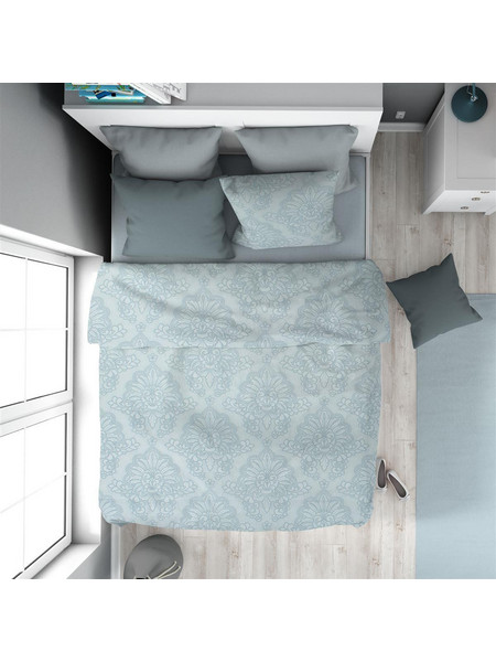 Dimcol Πάπλωμα Μονό 160x240 Άρτεμις 705 Light Blue Grey