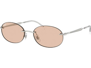Ray-Ban RB3767 003MG Γυναικεία Γυαλιά Ηλίου Στρογγυλά Μεταλλικά Ασημί με Ροζ Φακό