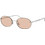 Ray-Ban RB3767 003MG Γυναικεία Γυαλιά Ηλίου Στρογγυλά Μεταλλικά Ασημί με Ροζ Φακό