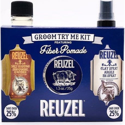Reuzel Groom Try Me Kit Pomade Μαλλιών Δυνατό Κράτημα