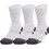 Under Armour Ανδρικές Κάλτσες Ψηλές Λευκές 3Pack 1379512-100