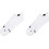 Nike Multiplier Ανδρικές Κάλτσες Κοντές με Σχέδια Λευκές 2Pack SX7554-100