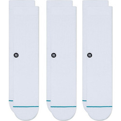 Stance Ανδρικές Κάλτσες Ψηλές Λευκές 3Pack M556D18ICP-WH