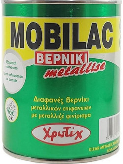 Χρωτέχ Mobilac Βερνίκι Επιφάνειας Μετάλλου Διαλύτου 0.75lt