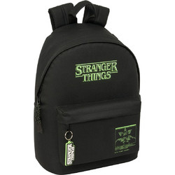 Safta Stranger Things Σχολική Τσάντα Πλάτης Δημοτικού Μαύρη S4313187