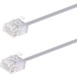 Powertech U/UTP Cat.6a Καλώδιο Δικτύου Ethernet 0.15m Grey CAB-N437