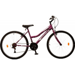 Orient Bikes Comfort 2019 Γυναικείο Mountain Bike 26" με 18 Ταχύτητες Μωβ