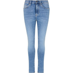 DKNY Γυναικείο Τζιν Παντελόνι Skinny Εφαρμογή Μπλε DJ4B4002-F3I