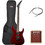 Jackson JS12 Dinky Ηλεκτρική Κιθάρα ST Style με Μαγνήτες HH & Ταστιέρα Amaranth Metallic Red Premium Bundle