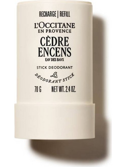 L'Occitane Cedre Encens Refill Γυναικείο Αποσμητικό Stick Χωρίς Αλουμίνιο 70gr