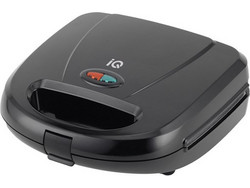 IQ ST-611 Τοστιέρα με Αποσπώμενες Πλάκες για 2 Τοστ 750W Μαύρη
