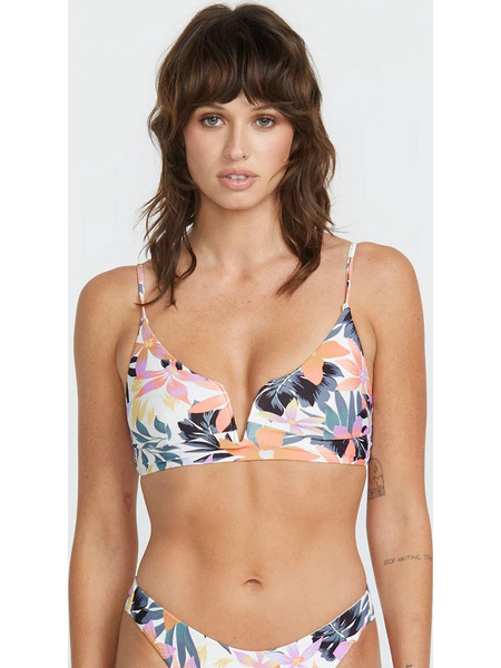 Volcom Tropicabana Bikini Top Μπουστάκι Floral Πολύχρωμο O1012503