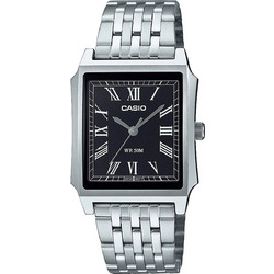 Casio Ανδρικό Ρολόι με Ασημί Μεταλλικό Μπρασελέ MTP-B190D-1BVEF