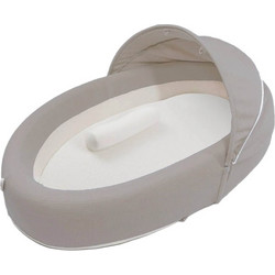 Bamboom Airflow 2.0 Grey 348 Βρεφικό Μαξιλάρι Φωλιά Foam 90x56cm