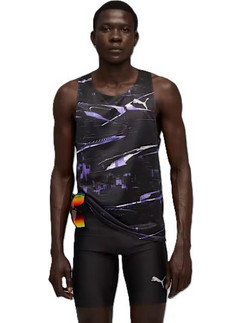Puma Raceday Ultraspun Ανδρικό Αθλητικό T-Shirt Μαύρο 527608-28