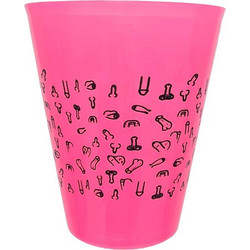 Diverty Sex Plastic Cup with Penis Αστείο Sexy Δώρο Ροζ