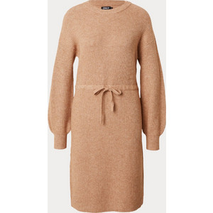 Only Katia Midi Καθημερινό Φόρεμα Πλεκτό Ταμπά 15315712
