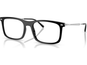 Ray-Ban RX7260 2000 Ανδρικός Σκελετός Γυαλιών Οράσεως Κοκάλινος Μεταλλικός Ασημί Μαύρος
