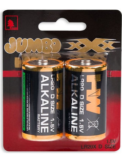 Jumbo Alkaline D 2τμχ
