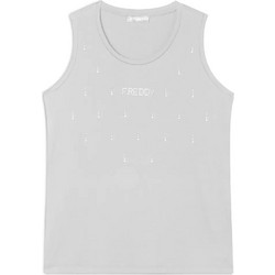 Freddy Γυναικείο Αθλητικό T-Shirt Λευκό S25WCXK1-W102