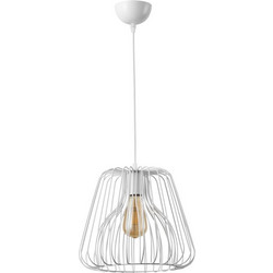 ARlight PDC 6110 WH Κρεμαστό Φωτιστικό Οροφής Μονόφωτο E27 Λευκό Φ30cm 0114070