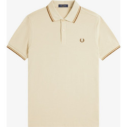 Fred Perry Ανδρική Μπλούζα Polo Κοντομάνικη Μπεζ M3600-Z53