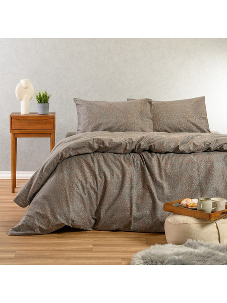 Melinen Σετ Σεντόνια Υπέρδιπλα Φανελένια 235x260 Winter Line Keshia Grey