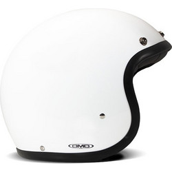 DMD Retro Solid White Κράνος Μηχανής Jet