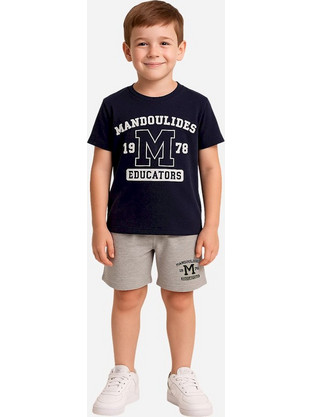 Action Μαντουλίδης Παιδικό T-Shirt Κοντομάνικο Μαύρο M46051-04