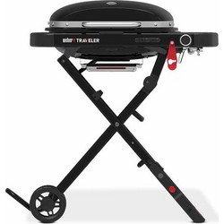 Weber Traveler Compact Φορητή Ψησταριά Υγραερίου με 1 Εστία Επιφάνειας 52x34cm