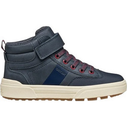Geox Παιδικά Sneakers Μποτάκια Navy Μπλε Κόκκινα J56HAA0MEFUC4002