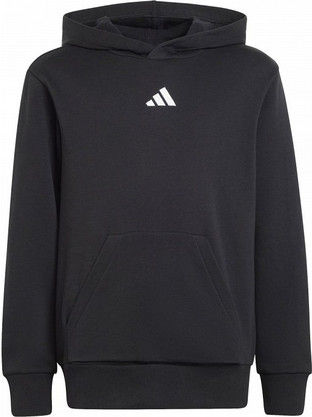 Adidas Παιδικό Φούτερ με Κουκούλα Μαύρο JC9772