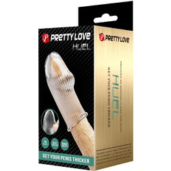 Pretty Love Huel Κάλυμμα Επιμήκυνσης Πέους Clear