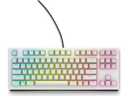 Dell Alienware AW420K Μηχανικό Gaming Πληκτρολόγιο TenKeyLess με Cherry MX Red Διακόπτες RGB White