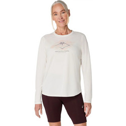ASICS Fujitrail Γυναικείο Αθλητικό T-Shirt Λευκό 2012D315-100