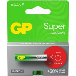 Gp Super Alkaline AAA 5τμχ