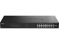 D-Link DGS-1018P Unmanaged L2 Switch με 16 Θύρες Ethernet 1000Mbps και 2 SFP θύρες