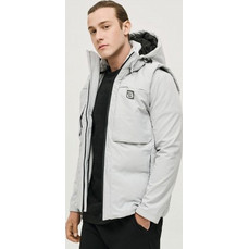 Brokers Ανδρικό Μπουφάν Χειμωνιάτικο Puffer Γκρι 24510-126-085