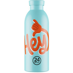 24Bottles Hey! Παιδικό Παγούρι Ανοξείδωτο Γαλάζιο 500ml