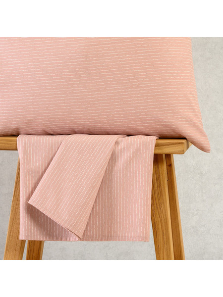 Melinen Σετ Σεντόνια King Size με Λάστιχο 180x200+32 Casual Line Mini Davide Rose